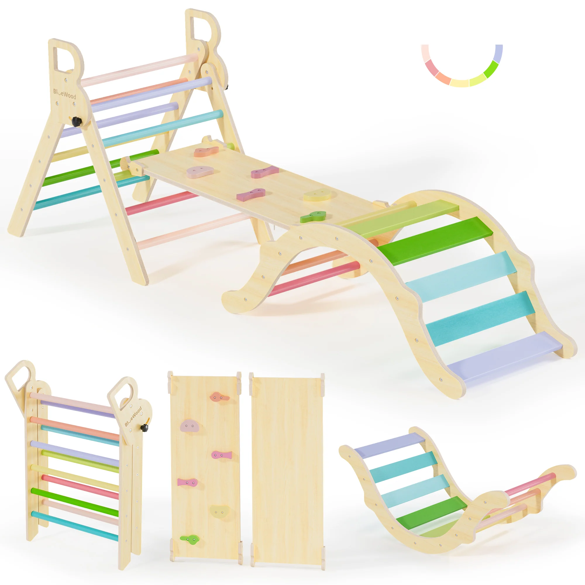 Rhythms - BlueWood® Pikler Triangle Set * Spring Melody - Image 3